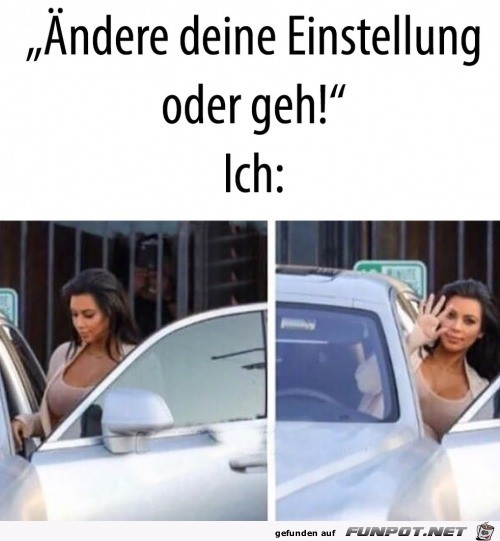 Dann geh ich