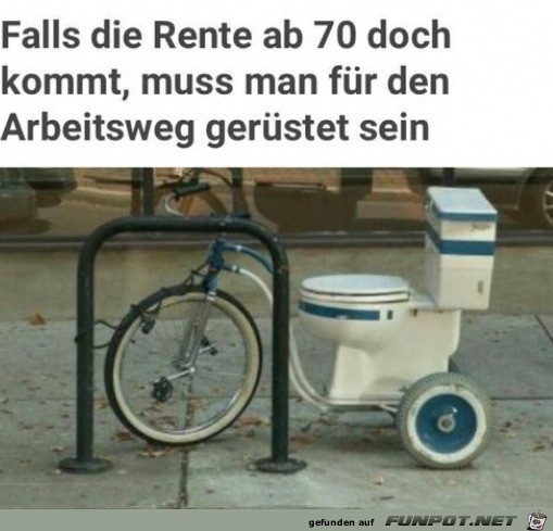 Fr die Rente ab 70