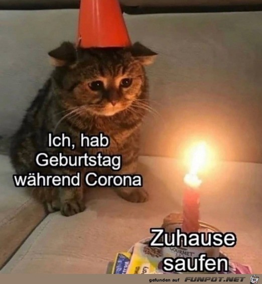 Geburtstag whrend Corona