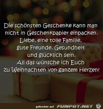 Die schoensten Geschenke