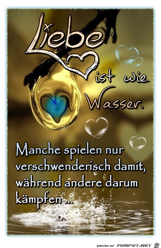 Liebe ist wie Wasser