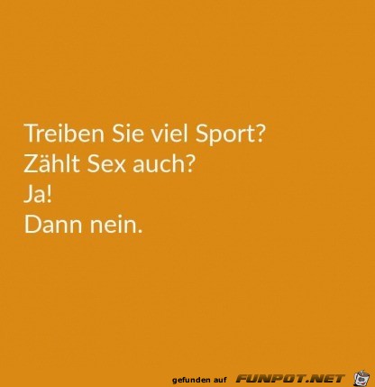 Die Frage nach dem Sport