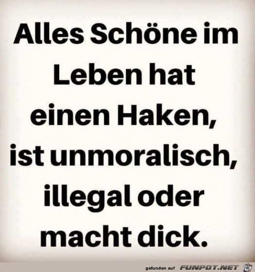 Alles Schne im Leben