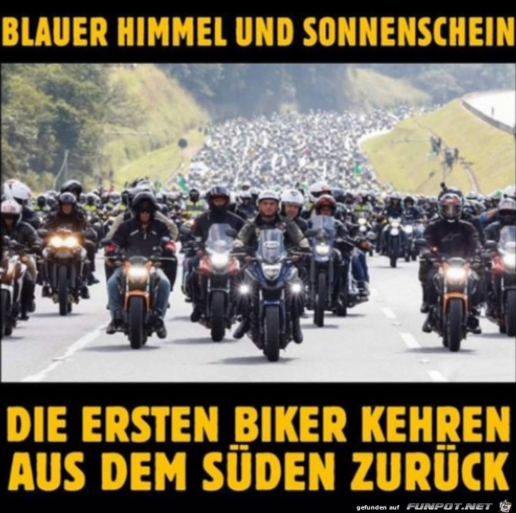 Die Biker kommen zurck