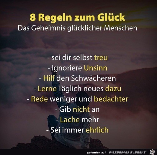 Regeln zum Glck