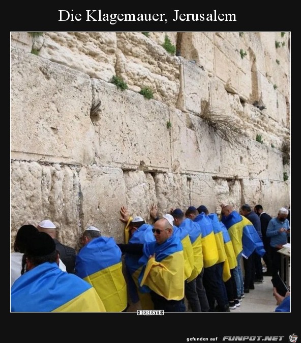Die Klagemauer, Jerusalem...