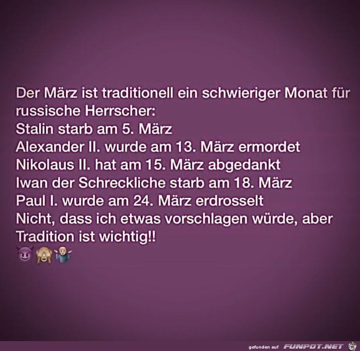 Der Mrz ist schwierig