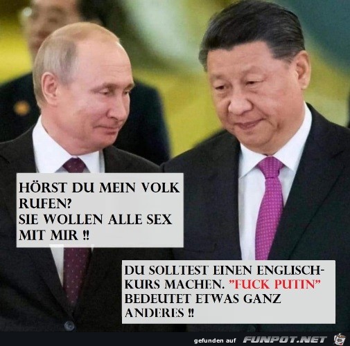Putin kann nicht englisch