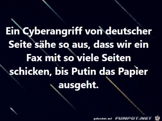 Deutscher Cyberangriff