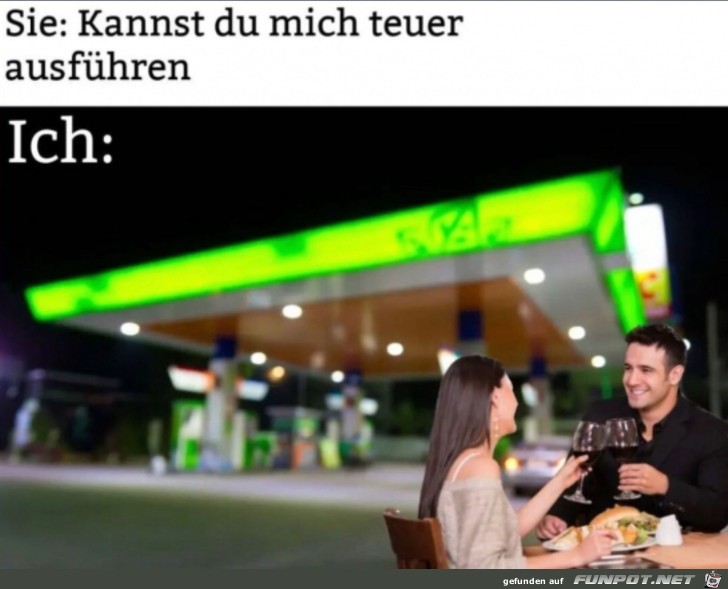 Teuer ausfhren zum Essen