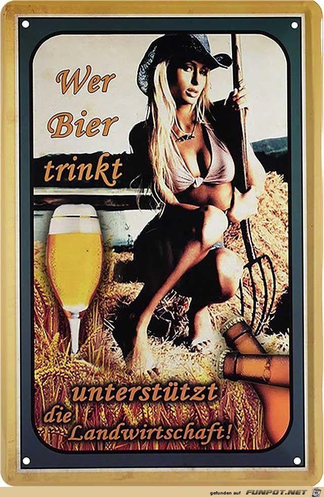 Wer Bier trinkt