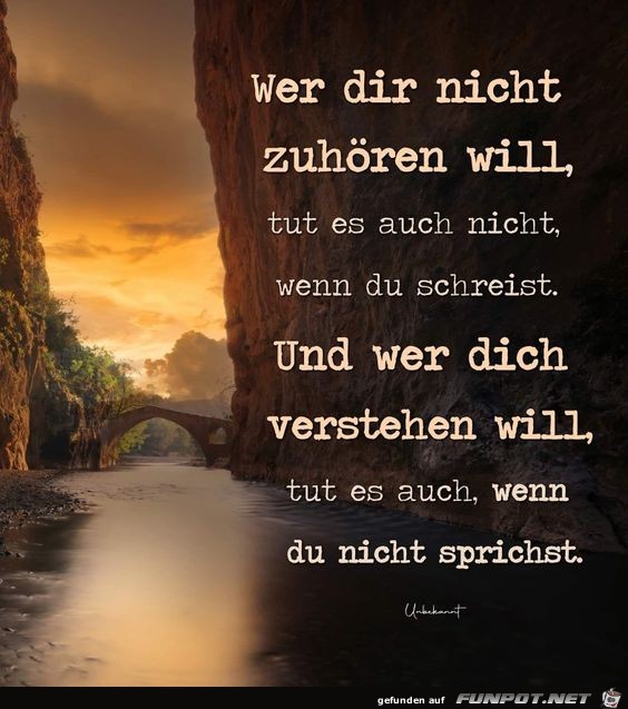 Wer dich nicht zu hren will