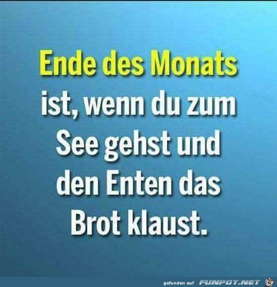 Ende des Monats