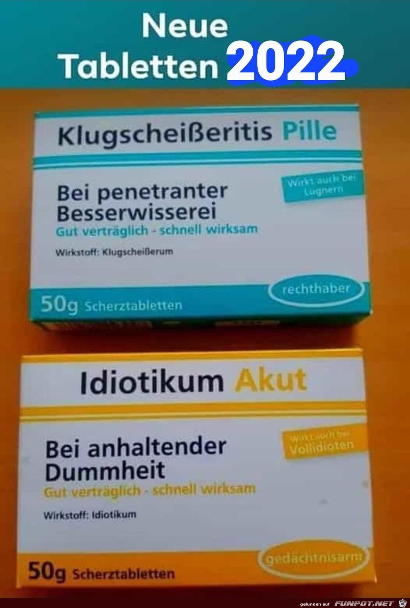 Neue Tabletten