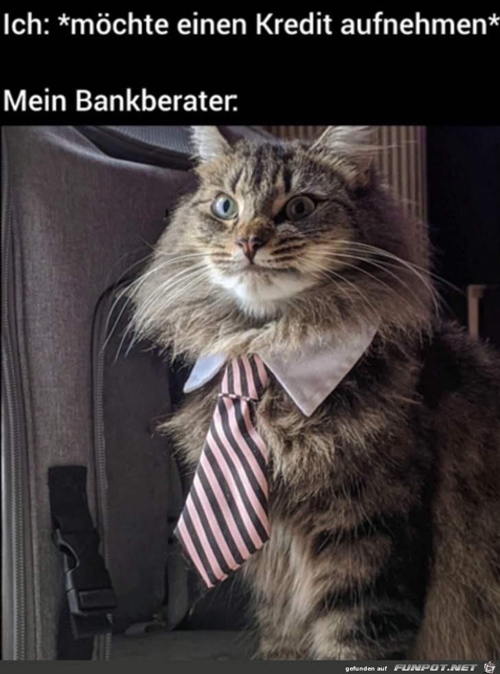 Bei der Bank