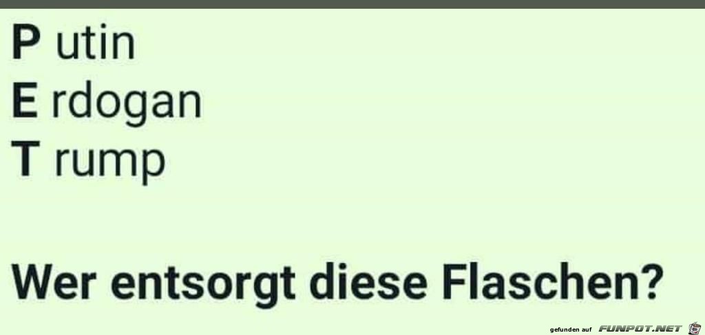 Flaschen entsorgen