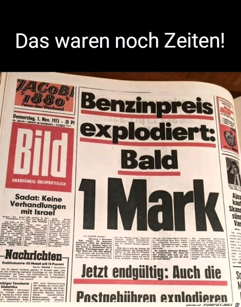 BILD Schlagzeile 1973