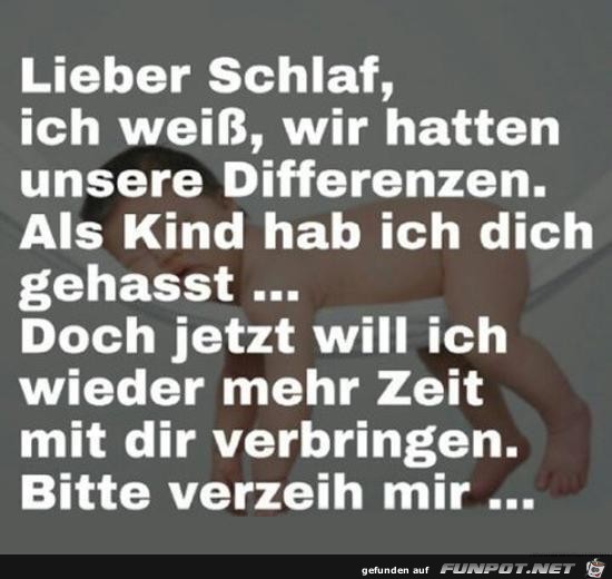 Lieber Schlaf