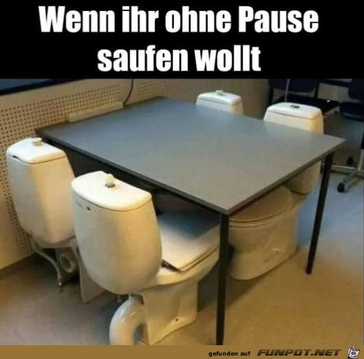 Saufen ohne Pause