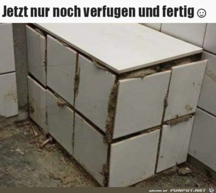 Nur noch verfugen