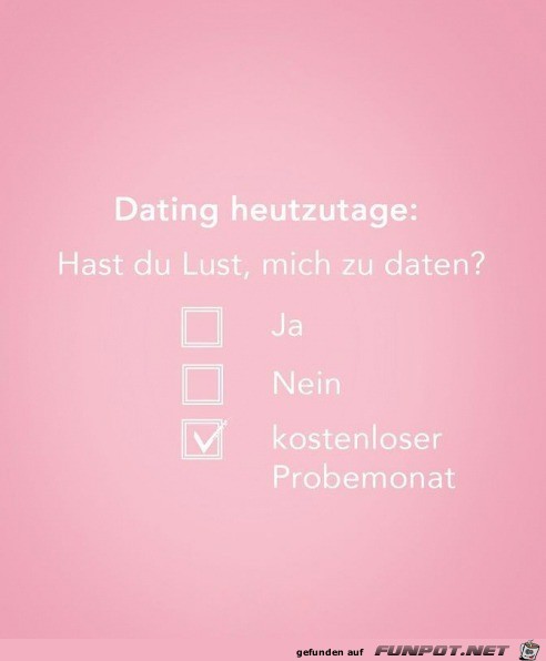 Dating heute