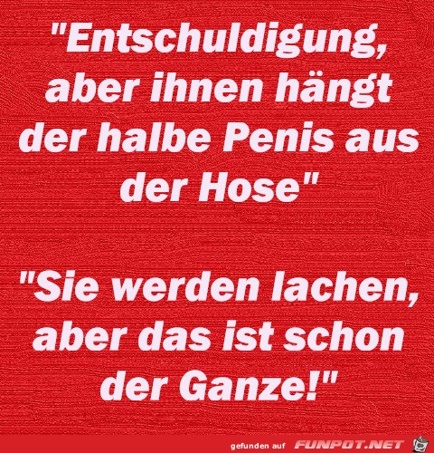 Der halbe Penis