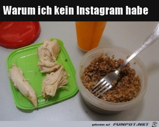 Kein Instagram