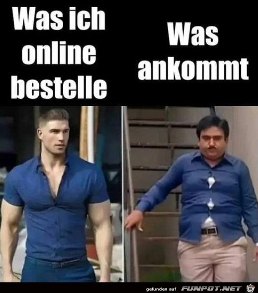 Online bestellt