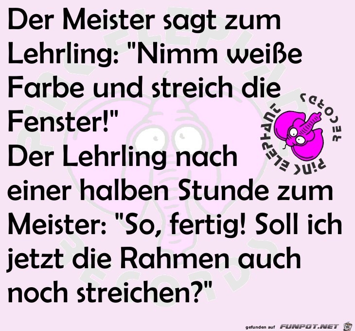 Fenster streichen