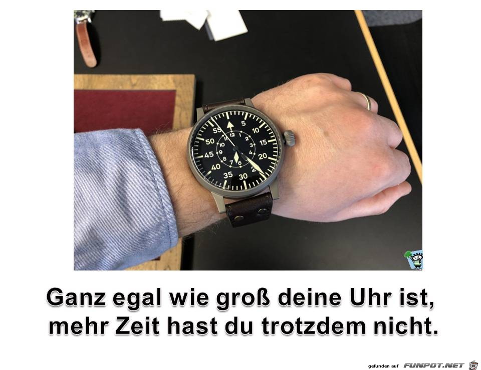 Zeit ist konstant