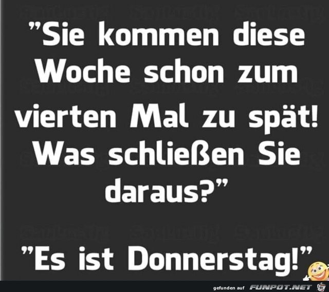 Donnerstag