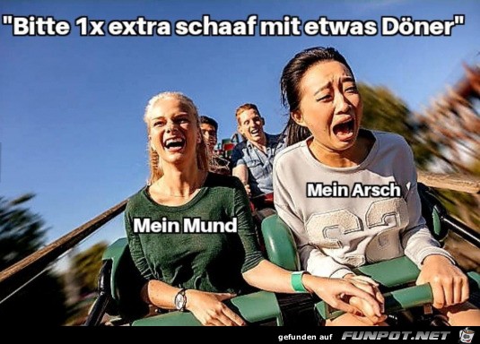 Dner extra scharf