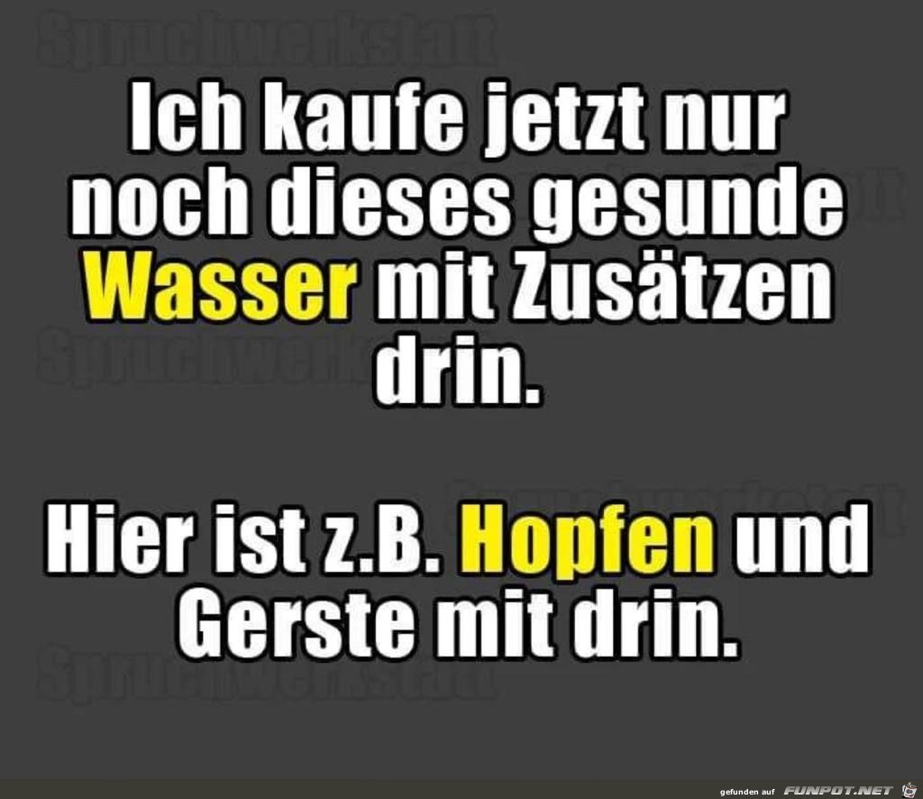 gesundes Wasser