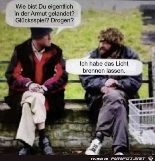 Licht brennen lassen Licht brennen lassen