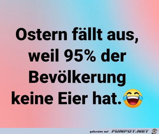 Ostern fllt aus