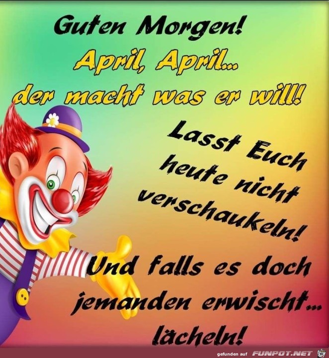 Guten Morgen April