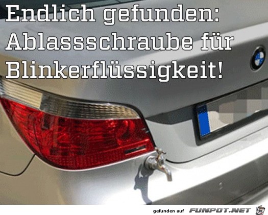 Blinkerflssigkeit ist leer