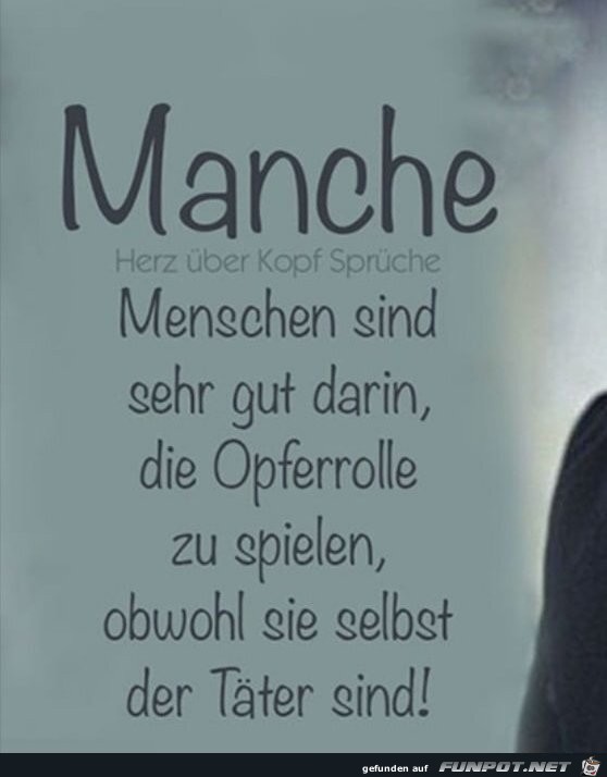 Manche Menschen