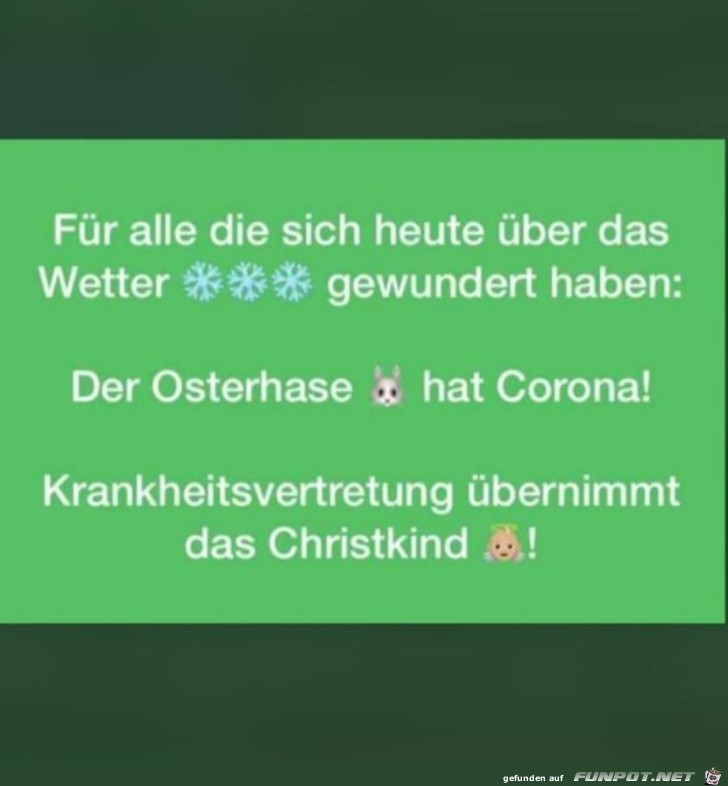 Osterhase hat Corona