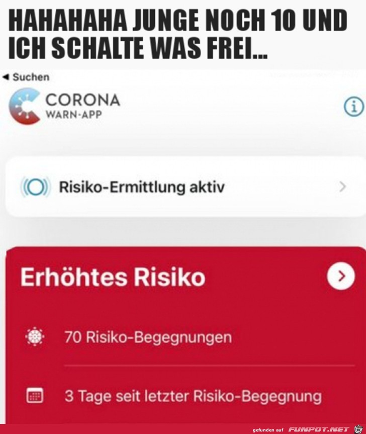 Ziemlich viele Risiko-Begegnungen