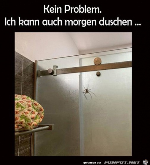 Heute dusche ich nicht