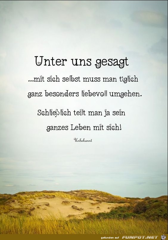 Unter uns gesagt