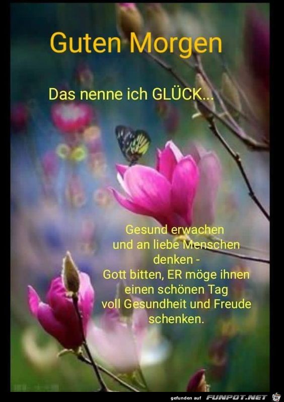 Guten Morgen das nenne ich Glck