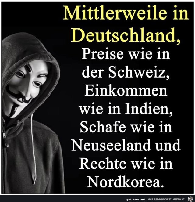 Mittlerweile in Deutschland