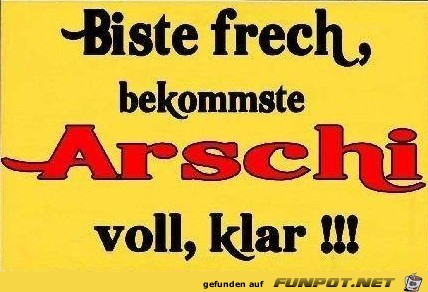 Biste frech