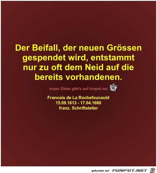 Der Beifall, der neuen Grssen
gespendet wird,...