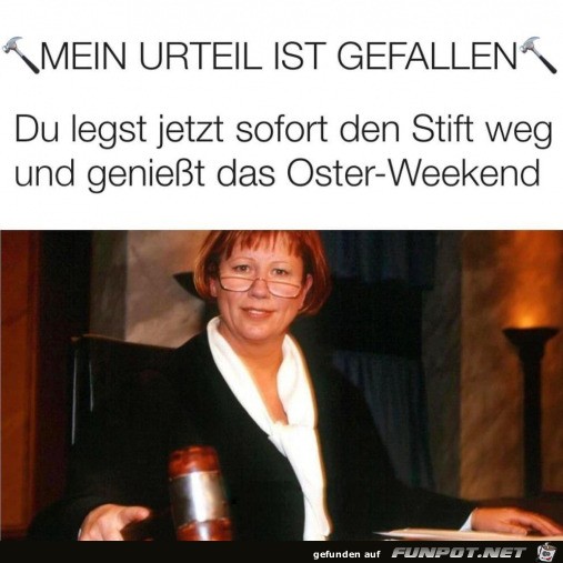 Geniee das Oster-Wochenende