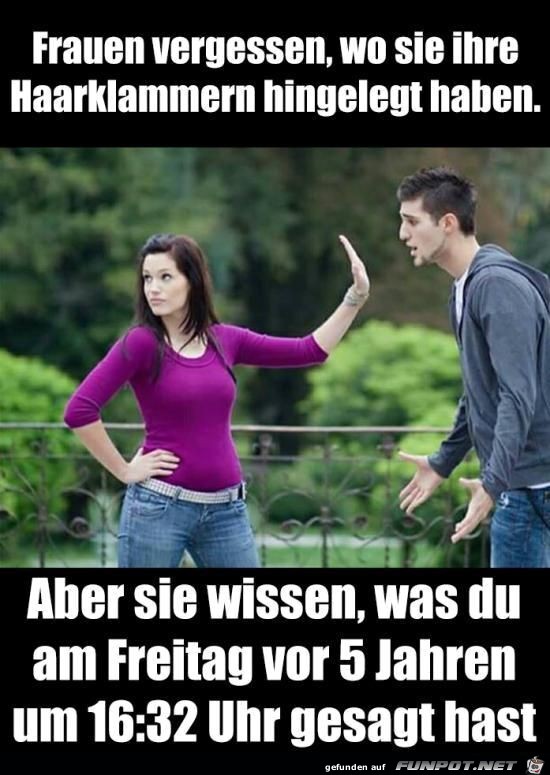 Frauen vergessen