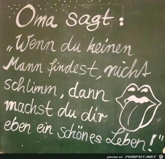 Oma sagt