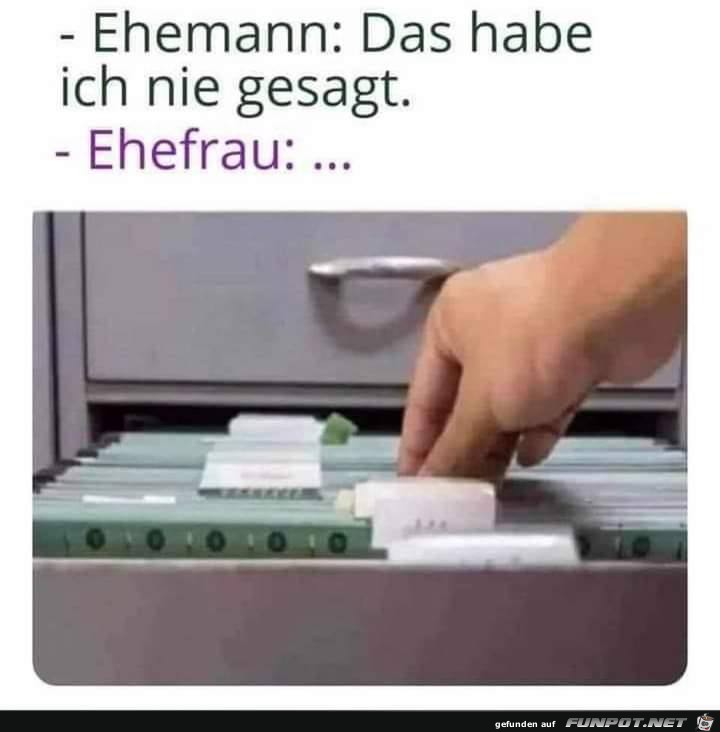 Das habe ich nie gesagt